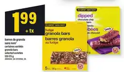 Maxi BARRES DE GRANOLA SANS NOM | GRANOLA BARS offer