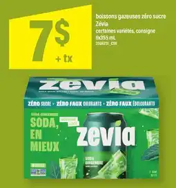 Maxi BOISSONS GAZEUSES ZÉRO SUCRE ZÉVIA offer