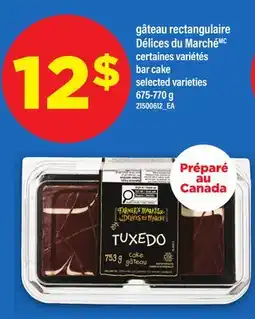 Maxi GÂTEAU RECTANGULAIRE DÉLICES DU MARCHÉ | BAR CAKE offer
