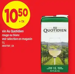 Maxi VIN AU QUOTIDIEN ROUGE OU BLANC offer