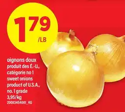 Maxi OIGNONS DOUX | SWEET ONIONS offer