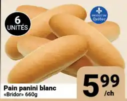 Pasquier Pain panini blanc Bridor offer