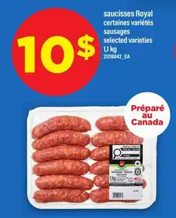 Maxi SAUCISSES ROYAL | SAUSAGES offer