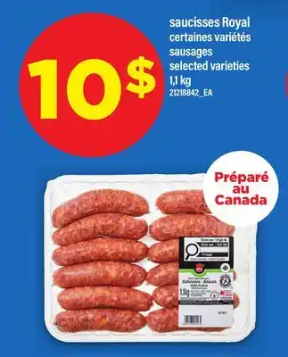 Maxi SAUCISSES ROYAL | SAUSAGES offer