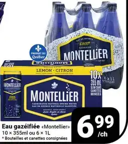 Pasquier Eau gazéifiée Montellier offer