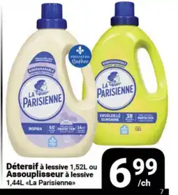 Pasquier Détersif à lessive 1,52L ou Assouplisseur à lessive 1,44L La Parisienne offer