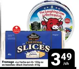 Pasquier Fromage La Vache qui rit 133g ou en tranches Black Diamond 410g offer