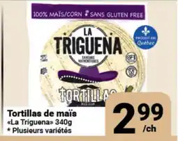 Pasquier Tortillas de maïs La Triguena offer