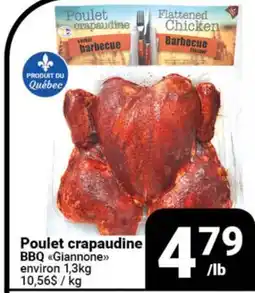 Pasquier Poulet crapaudine BBQ Giannone offer