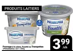 Pasquier Fromage à la crème, Fouetté ou Trempettes offer
