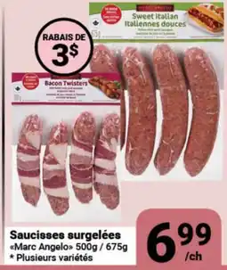 Pasquier Saucisses surgelées Marc Angelo offer