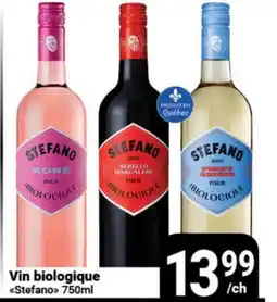 Pasquier Vin biologique Stefano offer