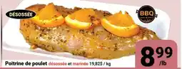 Pasquier Poitrine de poulet désossée et marinée offer