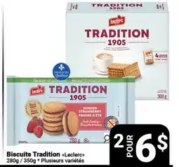Pasquier Biscuits Tradition Leclerc offer
