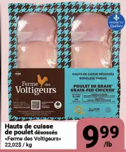 Pasquier Hauts de cuisse de poulet désossés Ferme des Voltigeurs offer