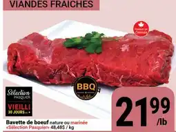 Pasquier Bavette de bœuf nature ou marinée offer