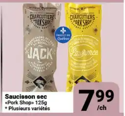 Pasquier Saucisson sec Pork Shop offer