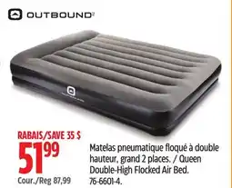 Canadian Tire Queen Double-High Flocked Air Bed offer