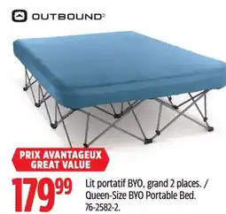 Canadian Tire Outbound Queen-Size BYO Portable Bed offer