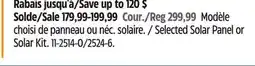 Canadian Tire Selected Noma Solar Panel or Solar Kit offer