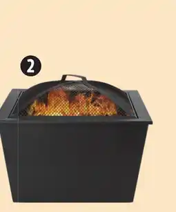 Canadian Tire For Living Lyall 20˝ Square Outdoor Wood Fire Pit offer