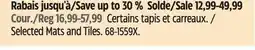 Canadian Tire Selected Mats and Tiles offer