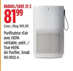 Canadian Tire Noma True HEPA Air Purifier, Small offer