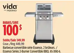 Canadian Tire Vida by PADERNO Essence Series 2-Burner Convertible BBQ offer