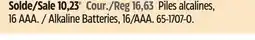 Canadian Tire NOMA Alkaline Batteries, 16/AAA offer