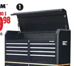 Canadian Tire MAXIMUM 56˝ 8-Drawer Chest with Built-In Power Bar with USB offer