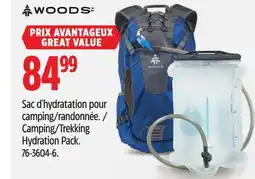 Canadian Tire Woods Camping/Trekking Hydration Pack offer