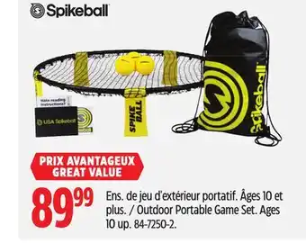 Canadian Tire Spikeball Outdoor Portable Game Set offer