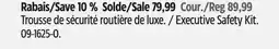 Canadian Tire Motomaster Executive Safety Kit offer