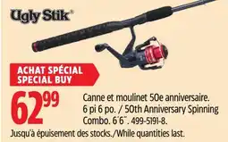 Canadian Tire 50th Anniversary Spinning Combo offer