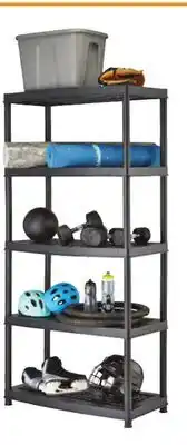 Canadian Tire MASTERCRAFT 5-Shelf Resin Rack offer