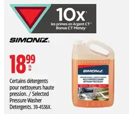 Canadian Tire Selected Pressure Washer Detergents offer