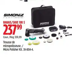 Canadian Tire Simoniz Micro Polisher Kit offer