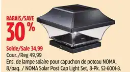 Canadian Tire NOMA Solar Post Cap Light Set, 8-Pk offer