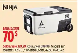Canadian Tire Ninja Wheeled Cooler, 42.5L offer