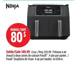 Canadian Tire NINJA Foodi DualZone Air Fryer offer