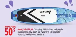 Canadian Tire Zray 9´9˝ E10 Inflatable Stand-Up Paddle Board offer