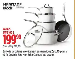 Canadian Tire 10-Pc Ceramic Zero Non-Stick Cookset offer