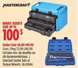Canadian Tire Selected Socket Sets or Torque Wrench offer