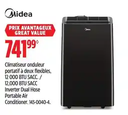 Canadian Tire Midea 12,000 BTU SACC Inverter Dual Hose Portable Air Conditioner offer