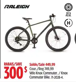 Canadian Tire RALEIGH Knox Commuter Bike offer