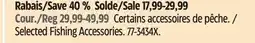 Canadian Tire Selected Fishing Accessories offer