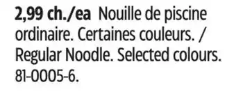 Canadian Tire Regular Noodle offer