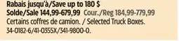 Canadian Tire Maximum Selected Truck Boxes offer