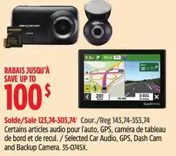 Canadian Tire Nextbase Selected Car Audio, GPS, Dash Cam and Backup Camera offer