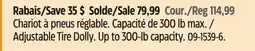 Canadian Tire Motomaster Adjustable Tire Dolly offer
